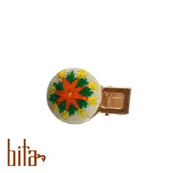 گیره مو پته سفید