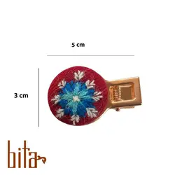 گیره مو پته قرمز