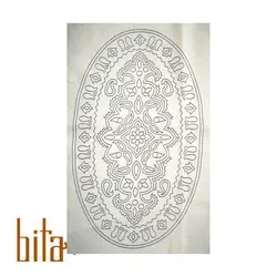 شال پته دوزی رومیزی بیضی کوچک