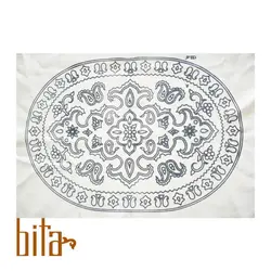 شال پته دوزی رومیزی بیضی متوسط