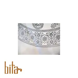 شال پته دوزی رومیزی گرد بزرگ
