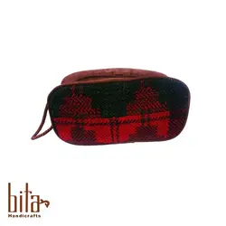 کیف آرایش جاجیم دو رنگ