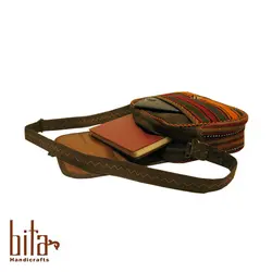 کیف گلیمی دوشی قفل دار درختی