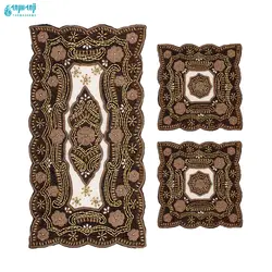 ست ۴ تکه رومیزی هندی مدل رایا کد Ry-Ghs