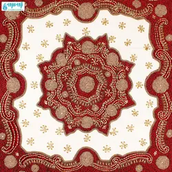 ست ۴ تکه رومیزی هندی مدل رایا کد Ry-ghz