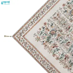 سرویس ۵ تکه رومیزی کوبلن ملیله دوزی رنگ سفید