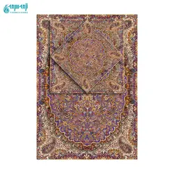ست سجاده و جانماز ترمه ابریشم مدل تاج taj-bnf