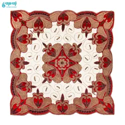 ست ۴ تکه رومیزی هندی مدل هما کد Hm1007