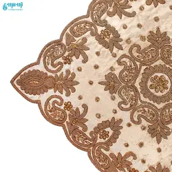 ست ۴ تکه رومیزی مخمل کار شده هندی مدل ریما کد Rm-krm