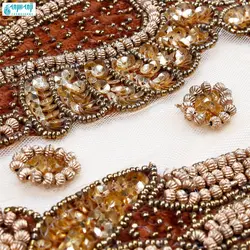 ست ۴ تکه رومیزی هندی مدل مهتاب کد Mh-1007