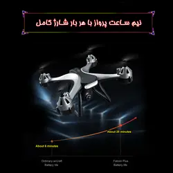 هلی شات و کوادکوپتر دو دوربینه ضدآب مانورینگ JC801
