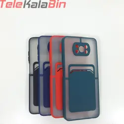 کاور Xiaomi Poco X3 پشت مات جا کارتي دار