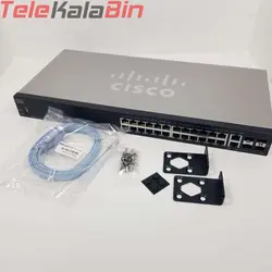 سوییچ شبکه 28 پورت سیسکو SG350-28 - تله کالا بین