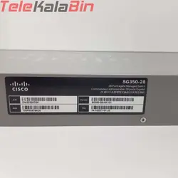 سوییچ شبکه 28 پورت سیسکو SG350-28 - تله کالا بین