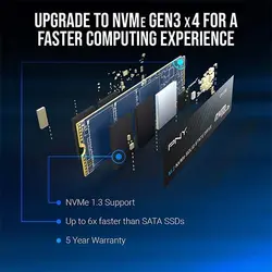 اس اس دی اینترنال پی ان وای مدل CS1030 M.2 NVMe Gen3x4 SSD ظرفیت 250 گیگابایت