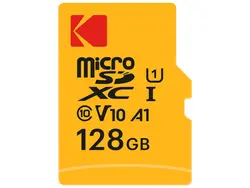 کارت حافظه MicroSDXC کداک مدل Kodak PREMIUM PERFORMANCE UHS-I U1 A1 V10 ظرفیت ۱۲۸ گیگابایت