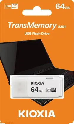 فلش مموری توشیبا مدل KIOXIA TramsMemory U301 ظرفیت 64 گیگابایت