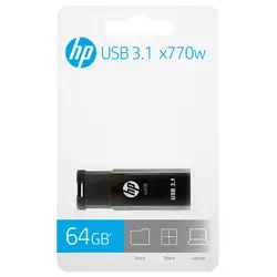 فلش مموری USB 3.1 اچ پی مدل X770w ظرفیت 64 گیگابایت