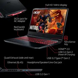 Laptop Acer Nitro 5 Core i5 10300H 8GB 256GB 3050 4GB | لپ تاپ ایسر