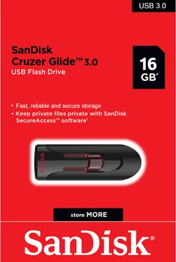 SanDisk Cruzer Glide 3.0 flash Drive 16GB | فلش مموری سن دیسک