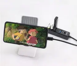 TYPE-C to USB HUB 4 Ports Earldom HUB08 | هاب تايپ سی به يو اس بی