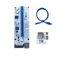 رایزر کارت گرافیک مخصوص ماینینگ تبدیل پورت PCI 1X به 16X مدل 008s