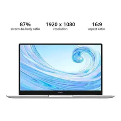 Laptop HUAWEI MateBook D15 Core i5 10210U 8GB 256GB SSD + 1TB HDD MX250 2GB | لپ تاپ هواوی