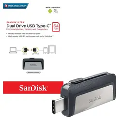 SanDisk Ultra Dual Drive USB Type-c 64GB | فلش مموری سن دیسک