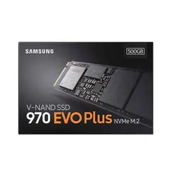 هارد اس‌اس‌دی اینترنال سامسونگ مدل  NVMe M.2 970 EVO PLUS ظرفیت 500 گیگابایت