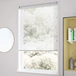 پرده كركره فلزي 16 میل کد 4001 رنگ سفید