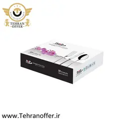 سرویس قاشق و چنگال 57 پارچه ناب استیل مدل ونیز - فروشگاه اینترنتی تهران آفر