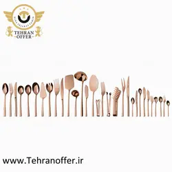سرویس قاشق و چنگال 158 پارچه ناب استیل مدل فلورانس