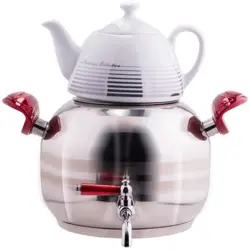 ست کتری استیل و قوری مدل Atrin