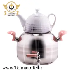 ست کتری استیل و قوری مدل Atrin