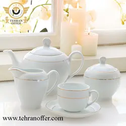 سرویس غذاخوری 102 پارچه چینی زرین مدل سپید صدف | تهران آفر