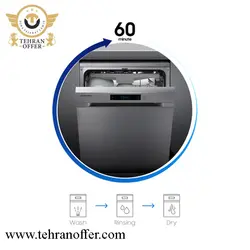 ماشین ظرفشویی 14 نفره سامسونگ مدل DW60M5070FS