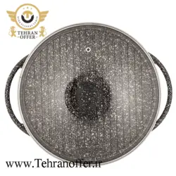 خرید تابه گریل چدن نالینو (دو طرفه) مدل Spiza | تهران آفر