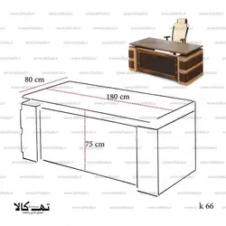 میز کارمندی و کارشناسی k66