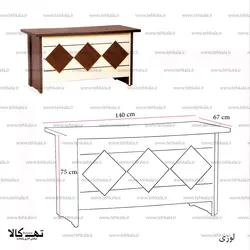 میز اداری لوزی