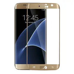 محافظ صفحه نمایش جنس نرم موبایل Samsung s6 Edge مدل TPU رنگ گلد