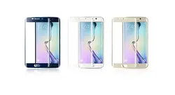 محافظ صفحه نمایش جنس نرم موبایل Samsung s6 Edge مدل TPU رنگ گلد