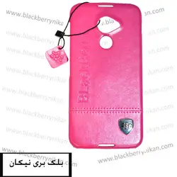 گارد چرمی لوگودار بلک بری Dtek60