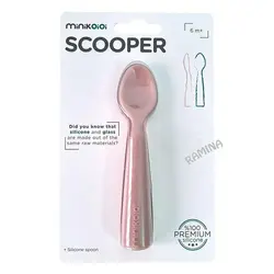 قاشق سیلیکونی نوزاد مینیک اوی اوی MinikOiOi