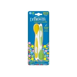 قاشق سیلیکونی نوزاد بسته 2 عددی دکتر براون Dr Brown's