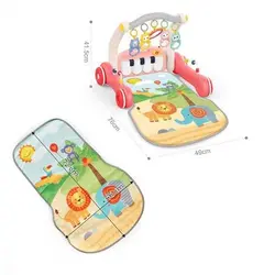 تشک بازی واکر شو هانگر مدل he0637 ( صورتی و آبی )