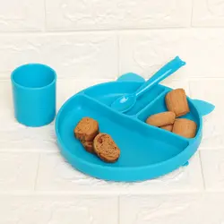 بشقاب نوزادی سیلیکونی بی بی پلاس baby plus - بدو نی نی