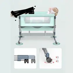 تخت کنار مادر hannah مدل aqua