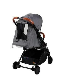 کالسکه مسافرتی baby 4 life مدل tr18 رنگ dark gray