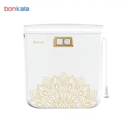فلاش تانک ایمن آب مدل کاسپین (طرح خورشید) - فروشگاه اینترنتی بُنکالا