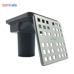 کفشور استیل میراب کروم درب توری